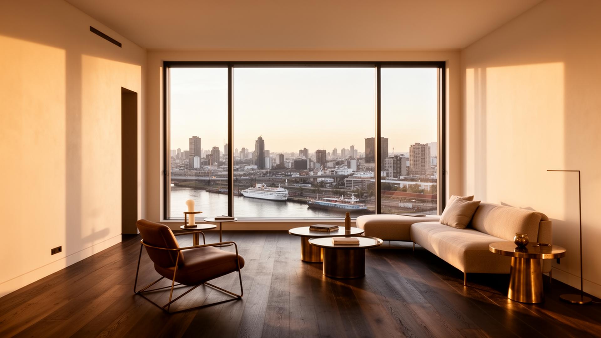 Interior premium en Puerto Madero gestionado por Home Steward